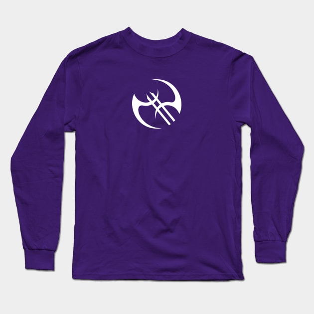 XX Chromosomes Labrys Symbol Long Sleeve T-Shirt by SapphicReality